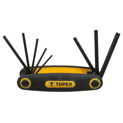 Topex 35D959 Ключi шестиграннi Torx T9-T40, набiр 8 шт. Topex 35D959 Ключi шестиграннi Torx T9-T40, набiр 8 шт.