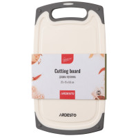 Дошка кухонна ARDESTO Gemini, 25х15х0.8см, пластик, білий Дошка кухонна ARDESTO Gemini, 25х15х0.8см, пластик, білий