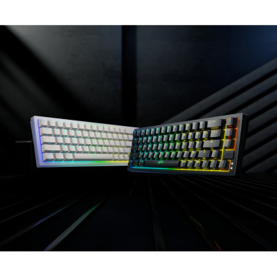 Клавіатура механічна Xtrfy K5 68Key, Kailh Red, USB-A, EN/UA, Hot-swap, RGB, Чорний