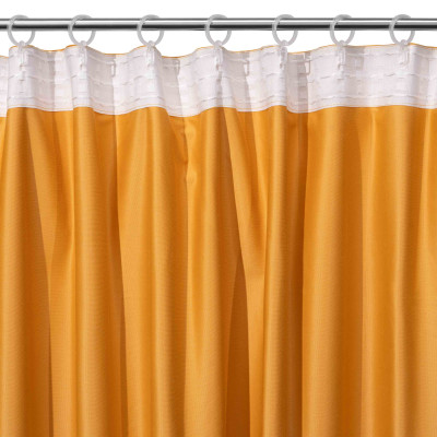 Штора ARDESTO 150х270см, велюр, 100% поліестер, жовтий