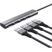 Trust USB-хаб Halyx Type-C to 4-Port USB-A 3.2 Grey