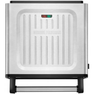 Гриль George Foreman прижимний Smokeless Grill 1575Вт, темп. режимів-1, з`ємні пластини, пластик, чорний Гриль George Foreman прижимний Smokeless Grill 1575Вт, темп. режимів-1, з`ємні пластини, пластик, чорний
