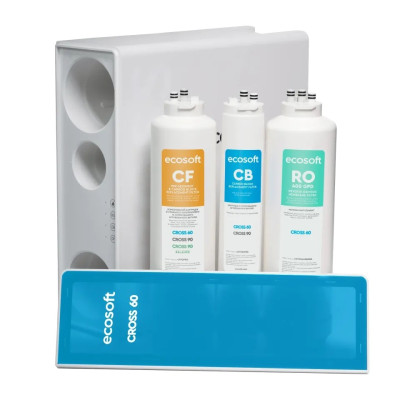 Фільтр зворотного осмосу Ecosoft Cross60, мембрана 400gpd Фільтр зворотного осмосу Ecosoft Cross60, мембрана 400gpd