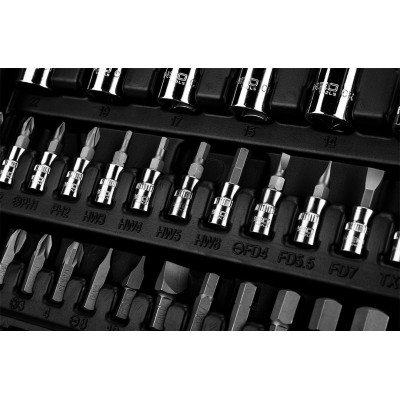 Neo Tools Набір інструментів, Набір торцевих головок, 110шт, 1/2 Neo Tools Набір інструментів, Набір торцевих головок, 110шт, 1/2