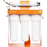 Фільтр зворотного осмосу Ecosoft Absolute з мінералізатором та помпою на станині, мембрана 75gpd DuPont, дренаж 1:1 Фільтр зворотного осмосу Ecosoft Absolute з мінералізатором та помпою на станині, мембрана 75gpd DuPont, дренаж 1:1