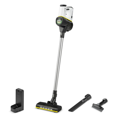 Karcher Пилосос безпровідний VC 6 CORDLESS OURFAMILY, конт пил -0.8л, автон. робота до 50хв, вага-2.5кг, НЕРА 12, білий Karcher Пилосос безпровідний VC 6 CORDLESS OURFAMILY, конт пил -0.8л, автон. робота до 50хв, вага-2.5кг, НЕРА 12, білий