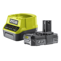 Ryobi Акумулятор і зарядний пристрій ONE+ RC18120-120, 2 Агод, 18В 5133003368 Ryobi Акумулятор і зарядний пристрій ONE+ RC18120-120, 2 Агод, 18В 5133003368