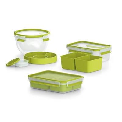 Tefal Контейнер з вставками MASTERSEAL TO GO 1.2 л, пластик K3100412