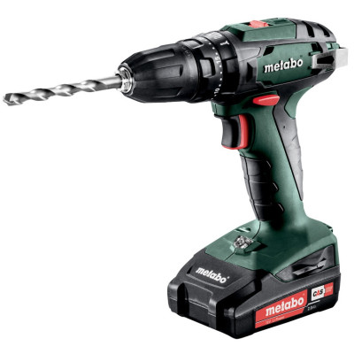 Шурупокрут-дриль акумуляторний Metabo SB 18 18В 2х2А·год 24·48Нм 0-450·0-1600об/хв 1.3кг