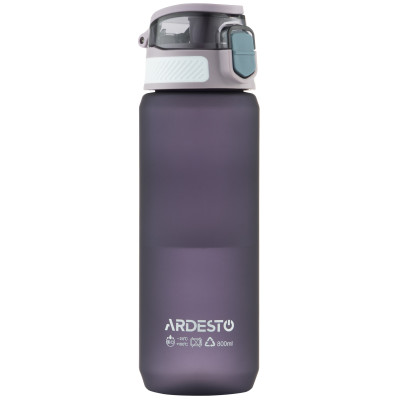 Пляшка для води ARDESTO Matte 800мл, пластик, фіолетовий Пляшка для води ARDESTO Matte 800мл, пластик, фіолетовий