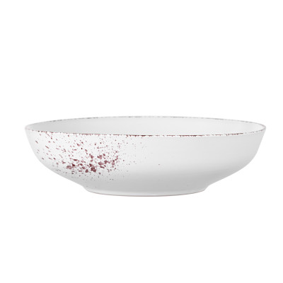 Тарілка супова ARDESTO Lucca Winter white, 20см, кераміка, білий Тарілка супова ARDESTO Lucca Winter white, 20см, кераміка, білий