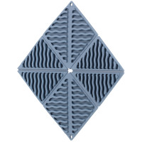 ARDESTO Підставка під гаряче Gemini, 16.5х16.5х1.7см, силікон, синій