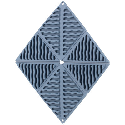 ARDESTO Підставка під гаряче Gemini, 16.5х16.5х1.7см, силікон, синій ARDESTO Підставка під гаряче Gemini, 16.5х16.5х1.7см, силікон, синій