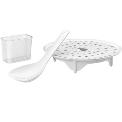Мультиварка Philips Viva Collection 1300Вт, чаша-6л, електр. керування , 15 авто. программ, нержав.сталь, платик, чорний (HD2237/41)