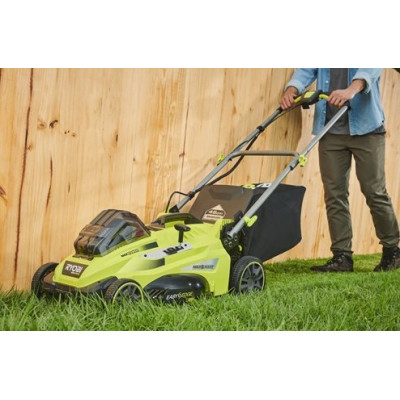 Газонокосилка аккумуляторная Ryobi RLM36X46H50PG MAX POWER 36В акб 1х5А-ч 46см 45л 20-70мм с функцией Power-Assist 17.8кг (5133005484)
