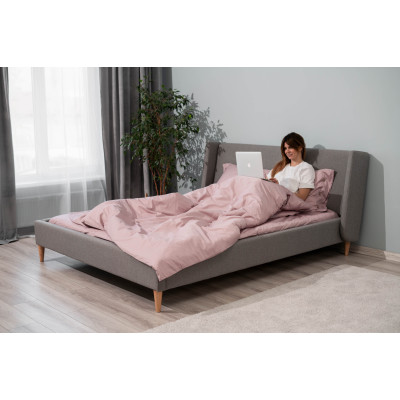 КПБ 1.5сп ARDESTO Mix&Match, підковдра 160х220см, простирадло 180х240см, наволочки (2) 50х70см, 100% бавовна, сатин, рожевий світлий КПБ 1.5сп ARDESTO Mix&Match, підковдра 160х220см, простирадло 180х240см, наволочки (2) 50х70см, 100% бавовна, сатин, рожевий світлий