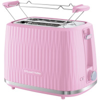 Тостер Russell Hobbs Eden 800Вт, пластик, подогрев, разморозка, малиновый