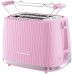 Тостер  Russell Hobbs Eden 800Вт, пластик, підігрів,разморозка, малиновий