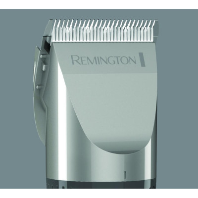 Машинка для стрижки Remington Genius, мережа+акум., насадок-8, кейс,ножиці, гребінець в компл, кераміч.напилення, чорний