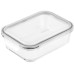 Контейнер для зберігання харчових продуктів ARDESTO Gemini, 1.5л, боросилікатне скло, пластик, прямокутний, прозорий