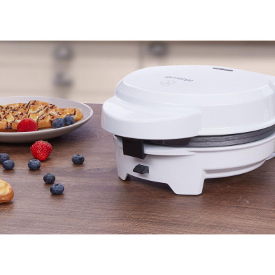 Мультимейкер Gorenje 700Вт, вафельниця, 1 пластина, тефлон, корпус-пластик, білий