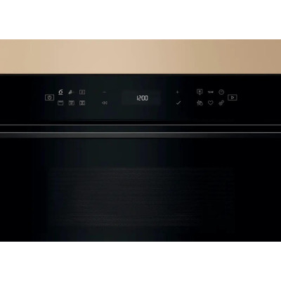 Мікрохвильова піч Whirlpool вбудована, 31л, електронне упр., 1000Вт, гриль, дисплей, чорний