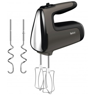 Міксер Tefal стаціонарний Powermix Silence 600Вт, насадки-4, чаша-метал, 2, 5л, турборежим, сіро-чорний