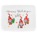Блюдо Ardesto Christmas Gnomes, 20х15см, порцеляна, прямокутна