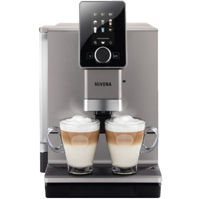 Кофемашина NIVONA CafeRomatica 2.2л, зерно+молотый, автомат.капучинатор, авторецептов - 9, серебристый