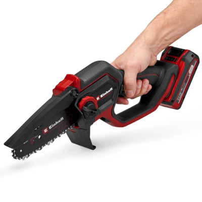 Пила ланцюгова акумуляторна Einhell GP-PS 18/20 Li X-Change 18В акб 1х4А·год шина 192мм різ 150мм 8м/с ЗП 1.38кг Пила ланцюгова акумуляторна Einhell GP-PS 18/20 Li X-Change 18В акб 1х4А·год шина 192мм різ 150мм 8м/с ЗП 1.38кг