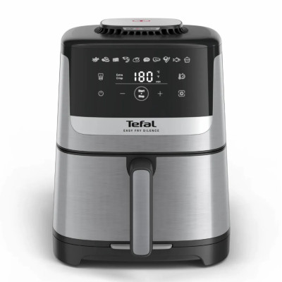 Tefal Мультипіч Easy Fry Silence, 1670Вт, чаша-5л, сенсорне керув., 10 програм, пластик, нерж. сталь-чорний