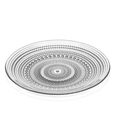 ARDESTO Тарілка Verbena, 20.7см, скло, сірий