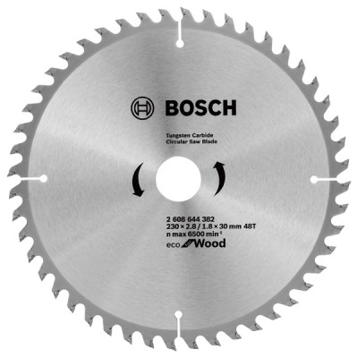 Диск пиляльний Bosch Professional Eco for Wood 230x30-48T Диск пиляльний Bosch Professional Eco for Wood 230x30-48T