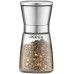 Млинок для солі та перцю ARDESTO Gemini, 180мл, скло, нержавіюча сталь, прозорий