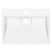 Раковина, умивальник ARDESTO Anna, штучний камінь, прямокут., з отвором для змішувача, без переливу, 500х380х110мм, накладний, білий