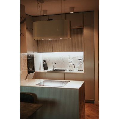 Мийка кухонна Deante Magnetic, граніт, квадрат, без крила, 560х500х219мм, чаша - 1, врізна, сірий