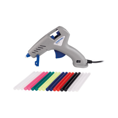Пістолет клейовий Dremel GlueGun 930 стрижні 7мм 105-165° 0.2кг