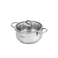 Каструля зі скляною кришкою Ardesto Black Mars, 1.8л, нержавіюча сталь [AR0718S]