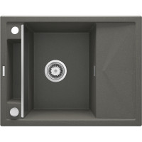 Мийка кухонна Deante Magnetic, граніт, прямокут., с крылом, 640х500х219мм, чаша - 1, врізна, антрацит Мийка кухонна Deante Magnetic, граніт, прямокут., с крылом, 640х500х219мм, чаша - 1, врізна, антрацит