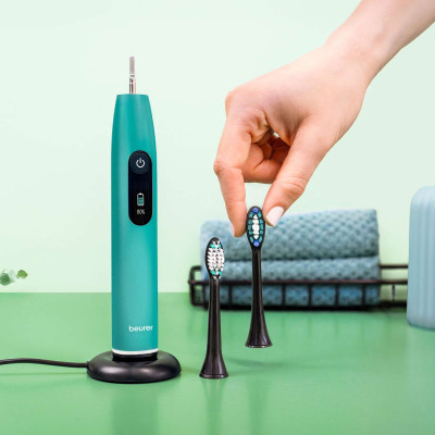 Щітка зубна електр. Beurer, Ocean Breeze GP, 80т. колив/хв, насадок-2, 5 режимів , бірюза