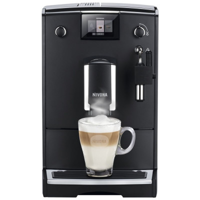 Nivona Кофемашина CafeRomatica, 2,2л, зерно+молотый, ручной капуч, авторецептов -5, черный