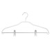 Набір вішаків з прищіпками ARDESTO 42см, 2шт, метал, ПВХ, білий