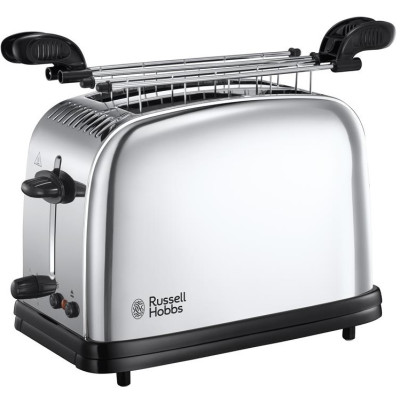 Тостер Russell Hobbs Chester 1200Вт, метал, сріблястий
