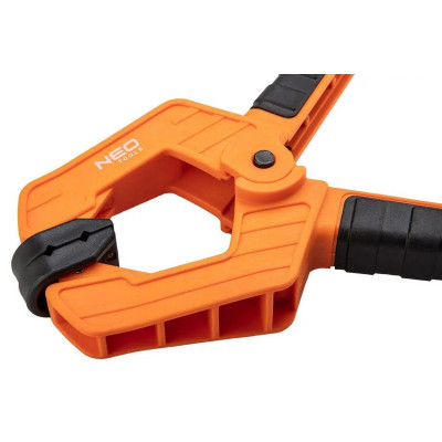 Neo Tools Струбцина, затискач пружинний, пластик, 100мм Neo Tools Струбцина, затискач пружинний, пластик, 100мм