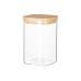 Банка для зберігання Ardesto Midori 500мл, скло, бамбук, квадратна, прозорий Банка для зберігання Ardesto Midori 500мл, скло, бамбук, квадратна, прозорий