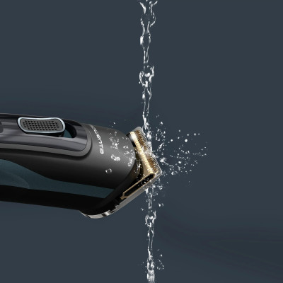 Тример Rowenta Selectium, для бороди, вусів, голови, носа, вух і тіла, мережа+акум., роторний мотор, насадок-17, чохол, титан.напил., чорний