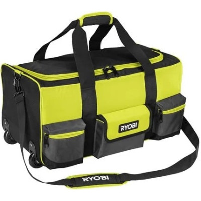 Сумка для інструменту Ryobi RSSLTB2, 49л, на коліщатках, телескопічне руків'я, поліестер, 30х56х29см