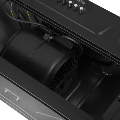 Витяжка Ardesto вбудована, 52см, 700м3ч, метал, 2х1Вт LED, кнопкове, чорний