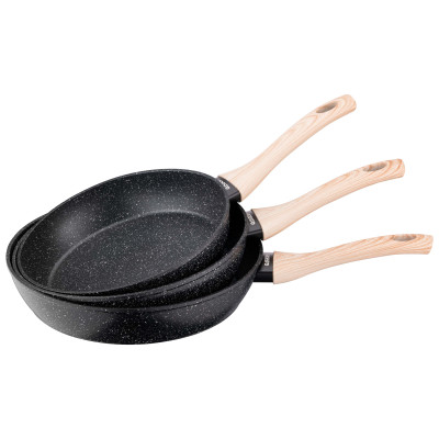 ARDESTO Сковорідка Midori 28 см, чорний мармур, алюміній ARDESTO Сковорідка Midori 28 см, чорний мармур, алюміній