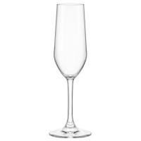 Набір келихів для шампанського Bormioli Rocco Nadia Cal Champagne, 205мл, h224мм, 4шт, скло, прозорий